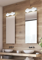 Bathroom wall lamp white double LED 3W 4000K Sing Candellux 22-72801