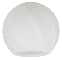 Klosz szklany biały matowy okrąły do lamp Raul Candellux 71-73143