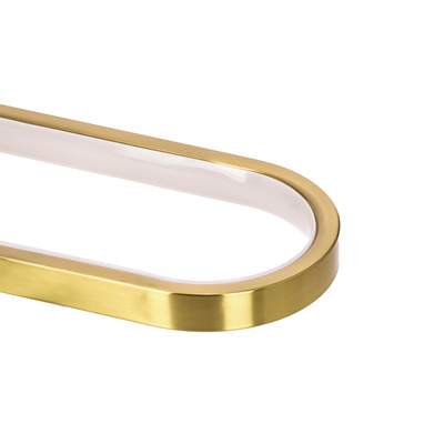 MONET oval gold wall lamp 13W LED 3000K 4000K 6000K white shade 22 35684