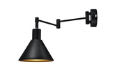 Black adjustable wall lamp 1xE14 Copenhagen 21-75444