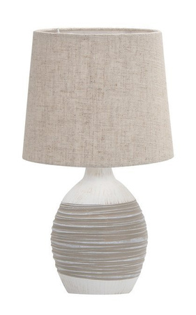 Beige Keramik-Tischlampe Ambon 41-78407
