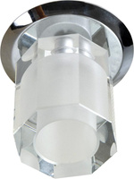 Ceiling luminaire polygonal crystal chrome G4 20W SK-25 Candellux 2286634