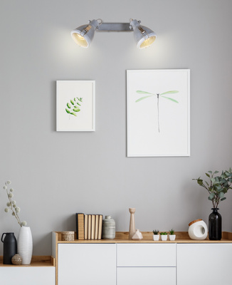 Wall Lamp Candellux Crodo 92-71118 Strip E14 Grey