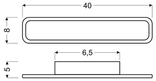 Aplică baie LED alb 10W 4000K Lampă Muse Candellux 21-69795