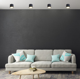 Deckenleuchte TUBA Gold + schwarze LED 9W 4000K 2275963