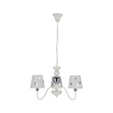 Suspension lustre blanc 3xE14 Batley Ledea 50203109