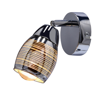 Wandleuchte 1X10W E14 LED Chrom MILTON 91-58904