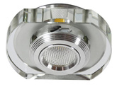 Ceiling luminaire colorless rounded LED 3W 230V SS-34 Candellux 2228860