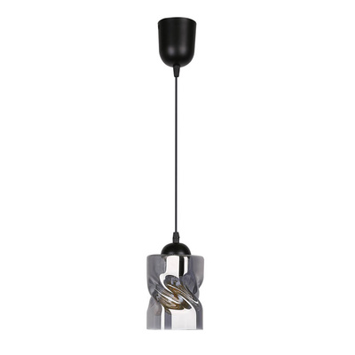 Black/smoke glass pendant lamp Felis 31-00118