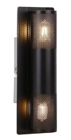 Wall lamp black metal 2x10W G9 Emu Candellux 91-81360