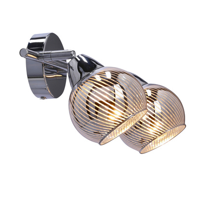 Virginia Ceiling lamp chrome e14 strip with mirror shade 92-14016