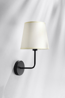 Wall lamp black and beige matte Pasteri 21-01344