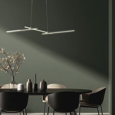 Lampa wisząca THASOS LED 23W 103cm chrom