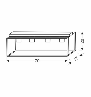 Plafonnier noir 4xE27 Retro 34-00798