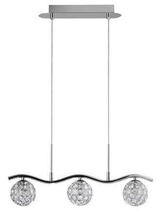 Candellux Starlet 33-85743 G9 Chrom-Kristall-Deckenleuchte