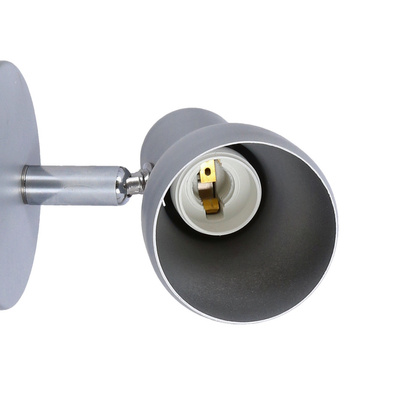 Wall lamp Candellux wall lamp Picardo 91-43917 E14 gray silver