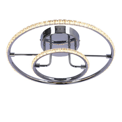 Plafonnier rond LED chrome plafond 36W 3000K Adel Candellux 98-69634