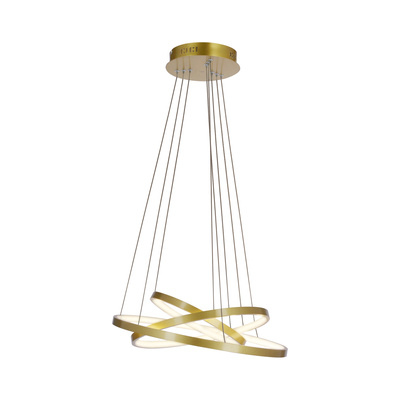 Hanging lamp LED 60W 50cm gold LUNE 33-76397