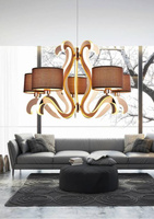 Kronleuchter 5xE14 + LED 43W Kupfer Ambrosia 35-33918