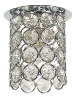 Oprawa stropowa chrom bezbarwny kryształ 40W G9 SK-73 Candellux 2203973