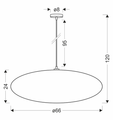Lampa wisząca CAFEE' skandynawska - z abażurem kremowym latte 66cm - nowoczesne oświetlenie sufitowe do salonu i jadalni E27