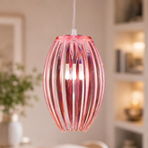 Abuko ceiling lamp 100 cm 31-55548 E27 pink