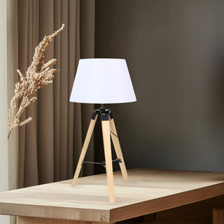 Lampe de table beige 60W E27 Lugano 41-31136