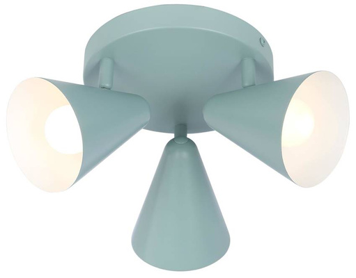 Plafonnier plafond 3X40W E14 gris mat AMOR 98-63328