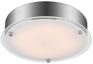 Plafonnier plafond 33 1x18W LED satiné RONDA 13-30245
