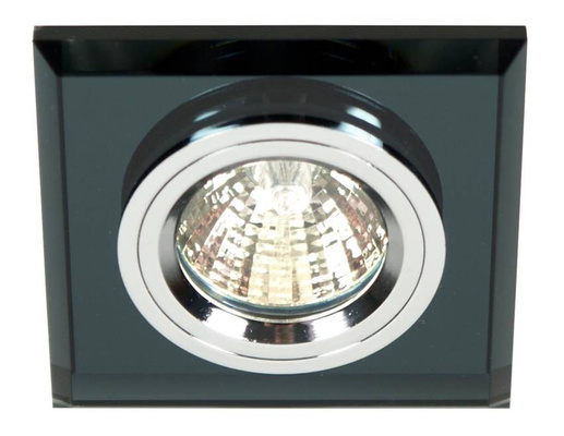 SS-13 plafonnier carré en verre noir 2231627