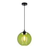 Deckenleuchte Glaskugel grün Edison Candellux 31-29546-Z