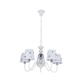 Suspension lustre blanc 5xE14 Batley Ledea 50205110
