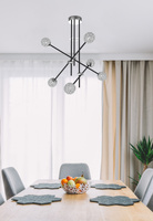 PLAFONNIER APETI PAKSOS 6xG9 LED NOIR