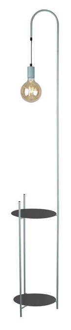 Walk 51-00033 lampă de podea cu raft negru și verde