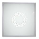 Ceiling lamp plafond 29X29 16W LED 6500K satin ring LUX 10-60686