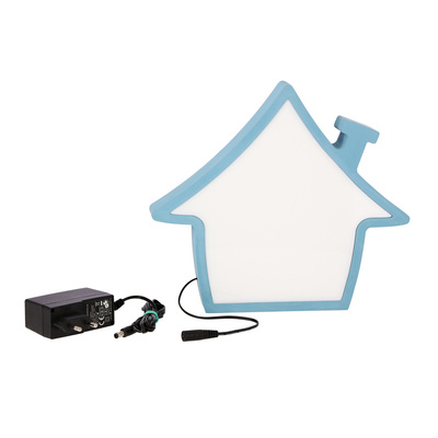 LAMPA DE MASA HOUSE LED PENTRU COPII IQ KIDS ALBASTRU