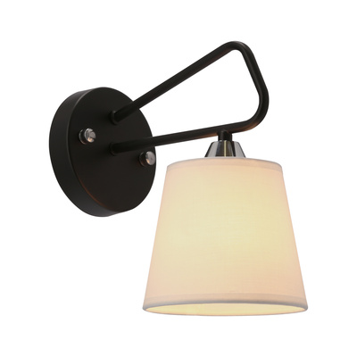 Morley Ledea 50401090 applique moderne en métal noir/blanc