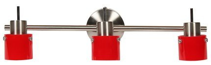 Candellux 93-09121 Plafoniera rosie, banda G9 3X50W, nichel satinat