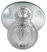 Ceiling luminaire Candellux G4 chrome fixed crystal 20W 