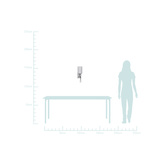 White hotel wall lamp with LED reading lamp Magnum Candellux 21-75673 