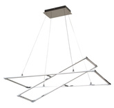 PLAFONNIER SUSPENDU CANDELLUX APETI KSEROS LED CHROME 4000K
