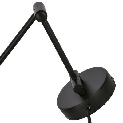 Black adjustable wall lamp 1xE27 Espera 21-85238