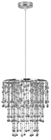 Suspension abat-jour chromé 1xE27 Roni 31-84323