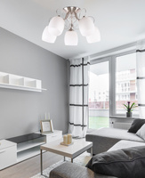 Plafoniera cromată 5x40W Amba Candellux 35-79251