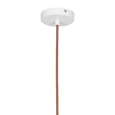 Hanging ceiling lamp 60W E27 openwork white BENE 31-70586