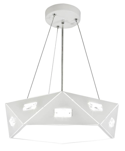 Hängelampe weiß fünfeckig verstellbar LED 24W Nemezis Candellux 31-64875 