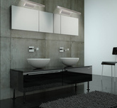 Aplică led aplice 5w forte 20-26996 led satin tub rotund