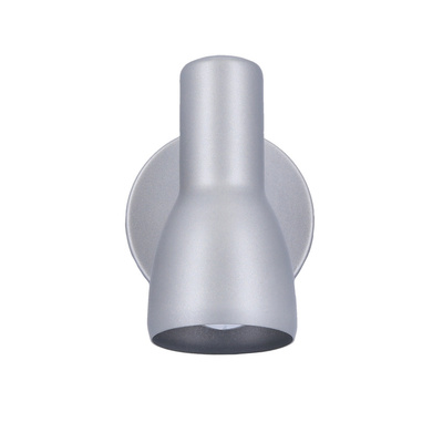 Lampa ścienna Candellux kinkiet Picardo 91-43917  E14 szary srebrny