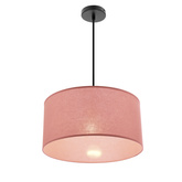 SHANTI pendant lamp black 1x40 E27 pink shade  31-38647