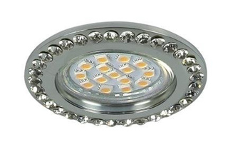 Candellux Soc-01 Ch Gu10 Plafoniera 50W 230V Plafoniera Fixa Rotunda turnata